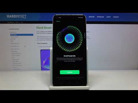 How to Set up Face unlock on Oppo A72
