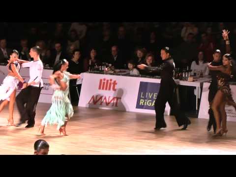 00235 Nikolay Chernov & Evgenia Florinskaya - Pasodoble 1/2 Youth Latin Baltic Grand Prix 2012