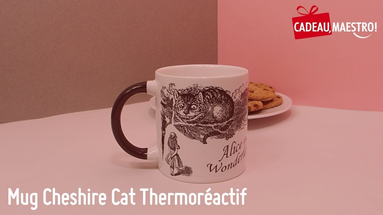 Mug Cheshire Cat Thermoréactif - Cadeau Maestro