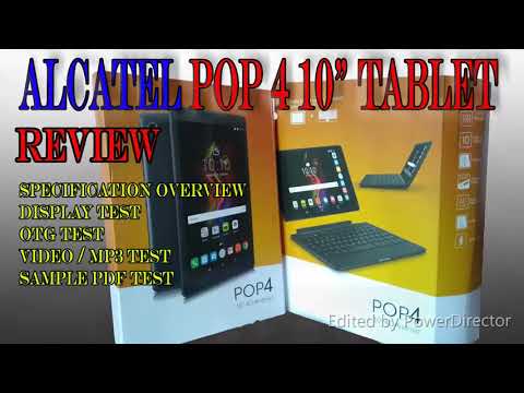 alcatel pop 4 10 tablet 2 in 1_review_display test_otg test_video test_sample pdf read