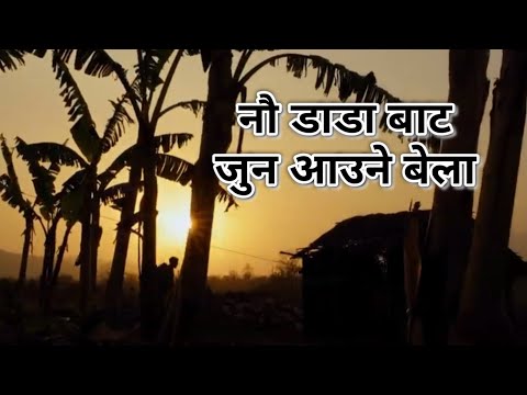 New tiktok viral song नौ डाडा बाट जुन आउने बेला \ kushal belbase , purnakala bc ft shisir ,  sarika