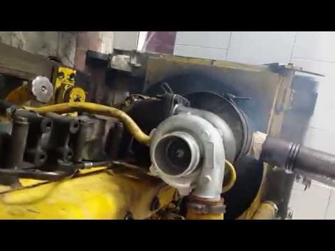Komatsu S6D105 engine after overhaul done - awesome!!