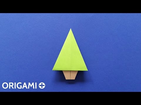 Origami Christmas Tree (Traditional model) - Easy tutorial and step-by-step instructions