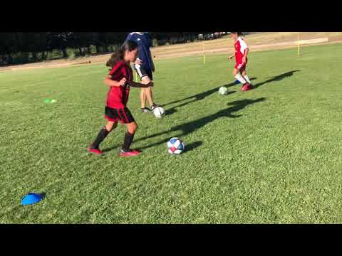 Sammy U-10 TSP Soccer Academy Dribble and Cruyff Turn