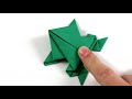 How To Make a Paper Jumping Frog - Origami Frog