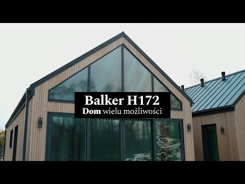 NOWOCZESNY DOM WIELU MOŻLIWOŚCI - Balker H172