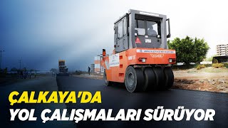 Çalkaya Altıntaş Kentsel Dönüşüm Alanı'nda yol çalışmalarımızı sürdürü