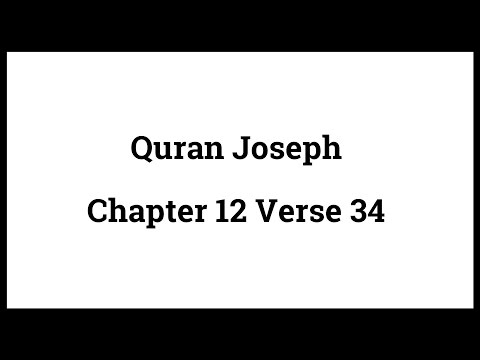 Quran Joseph 12:34
