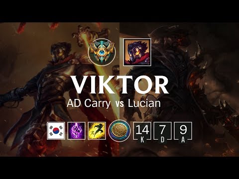 Viktor Bot vs Lucian - KR Challenger Patch 8.22