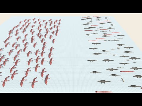 100 Wyvern Army vs ALL Faction Armies with Similar Cost ARBS Animal Revolt Battle Simulator