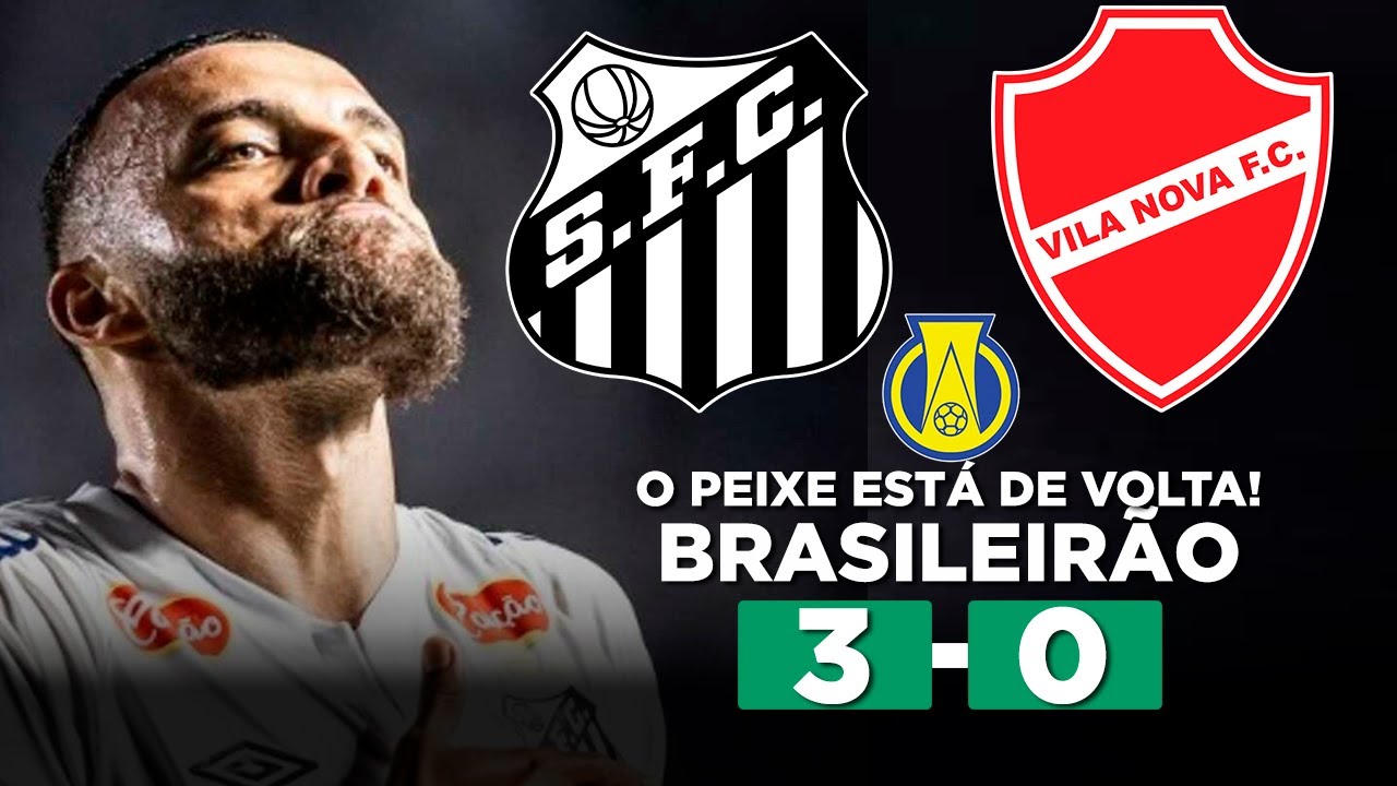 SANTOS x VILA NOVA AO VIVO Campeonato Brasileiro Série B 2024 35ª Rodada | Narração