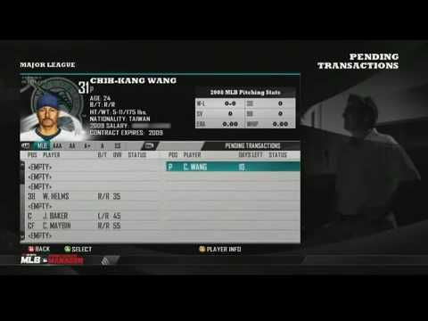 mlb front office manager walkthrough xbox 360