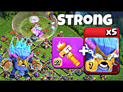 Heroic Torch is CHEATING! 😱 TH18 RC Charge Super Yeti Smash! Legends Attacks!