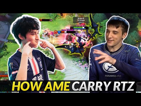 Ame show us how he carry Arteezy with 1000gpm Terrorblade
