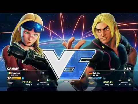 Cobelcog ( Cammy ) VS Babybel ( Ken ) HD 1080p - Street Fighter 5