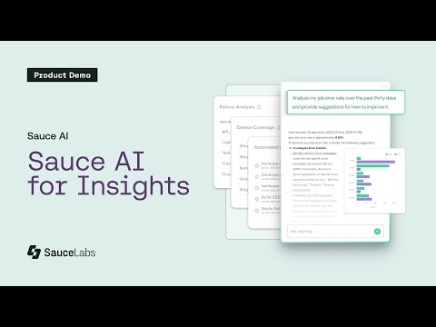 Sauce AI for Insights - Product Demo