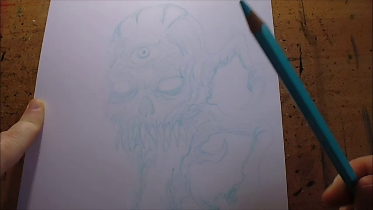 Draw With A Non Photo Blue Pencil To Save Time Quick Artist Tips #11