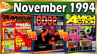 Cover Disk Face Off -  November 1994 | Amiga Power, Amiga Action and CD32 Gamer