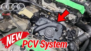 Audi A5/A6 3.2L Engine! Remove/Replace PcV, Intake Runner & Fuel Rail line #repair #automotive