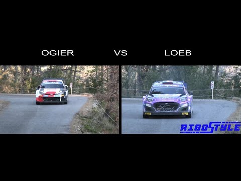 Loeb VS Ogier Rallye Monte Carlo 2022 #loeb #ogier #montecarlo