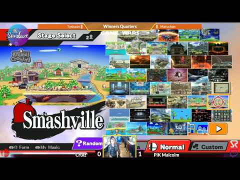 HDS@GW - Cruiz (Ryu/Bayonetta) vs. PiK Malcolm (Rosalina) - SSB4 Winners Quarters - Smash Wii U