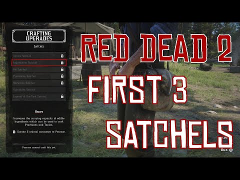 RDR2 - Efficiently Craft the First Three Satchels
