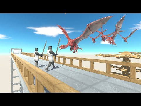 Can you Cross a Long Bridge - Animal Revolt Battle Simulator