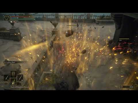Elden Ring  - Paladin build having fun with Golden Slam