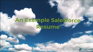Salesforce Resume Review