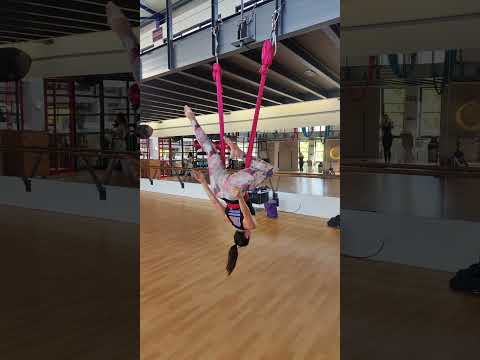Easy & Short Aerial Hammock trick #aerial #aerialhammock #tutorial #hammock #tricks #howto