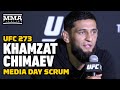 Khamzat Chimaev Trashes Kamaru Usman, Colby Covington: 'I’m Already The Champ' | UFC 273