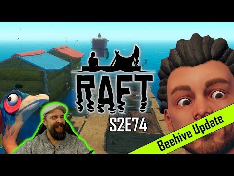 RAFT deutsch 🦈 S2E74: Zweiter Bienenstock & badende Hühner (Teil 3) 🦈 german gameplay