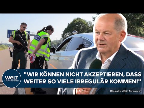 DEUTSCHLAND: "Grenzen strikt kontrollieren!" Olaf Scholz - Wende im Kampf gegen illegale Migration!