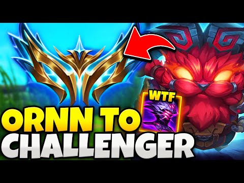 I'M TAKING ORNN ALL THE WAY TO CHALLENGER! THIS CHAMP IS 100% BUSTED RIGHT NOW!