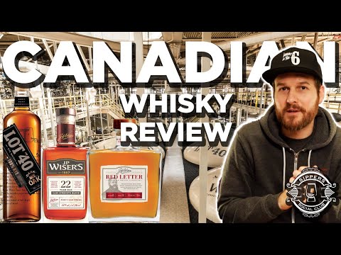 Lot 40 Dark Oak, Wiser's Red Letter, & Wiser's 22 Cask Strength