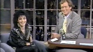 Joan Jett on Late Night, January 14, 1987