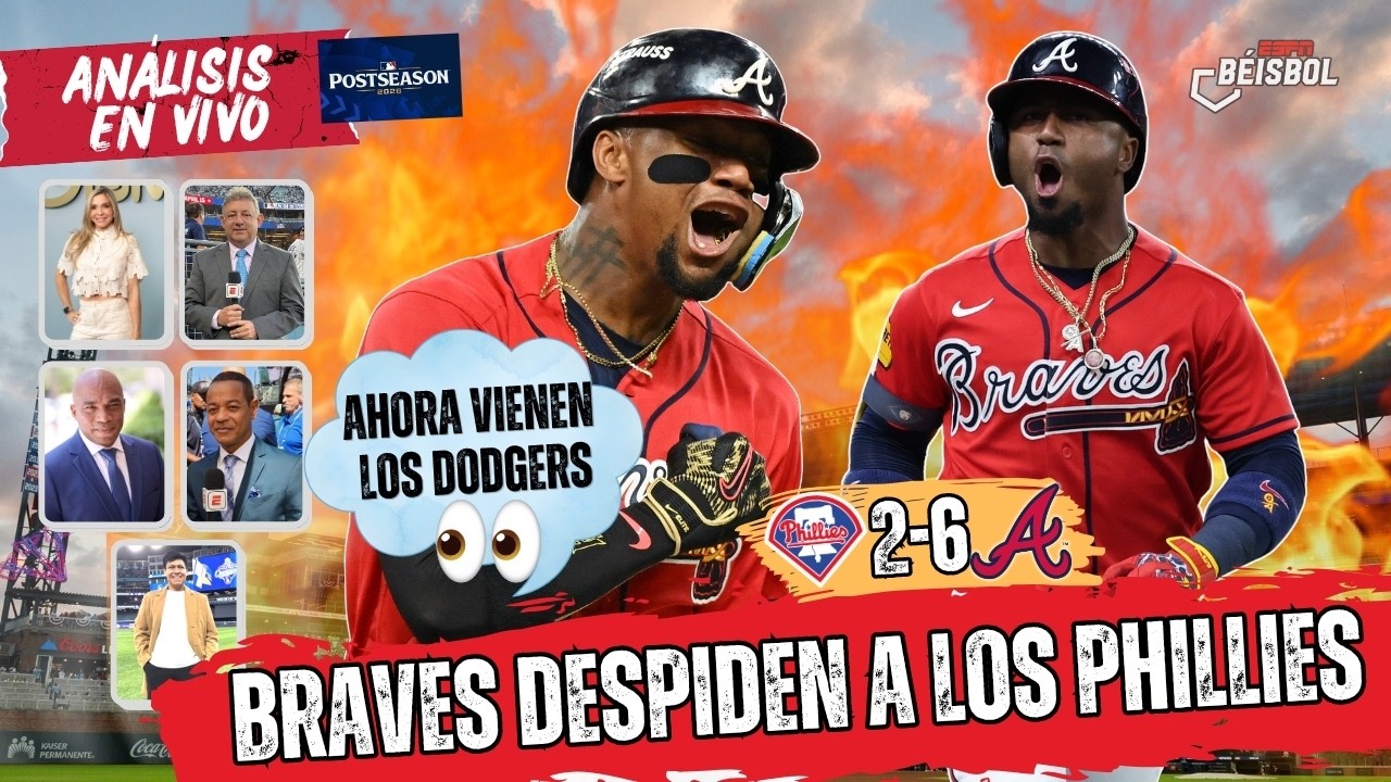 LOS BRAVES ELIMINAN A PHILLIES y avanzan a la SERIE DIVISIONAL contra los DODGERS | ESPN Beisbol