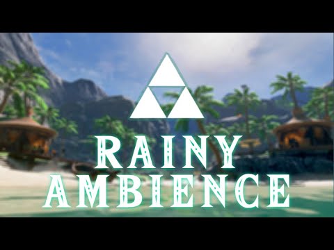 Zelda - Rainy Lurelin Village  - Ambience [10 Hours]