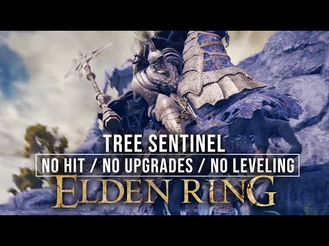 Tree Sentinel, 0 Hits Taken (No Leveling, No Upgrades) | Elden Ring Network Test
