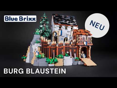 Jetzt noch detailreicher: Burg Blaustein in der Pro-Version & mit Minifiguren | BlueBrixx Neuheiten