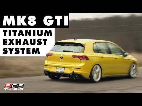 The BEST Titanium Exhaust For Your MK8 GTI! | ECS Tuning Product Highlight
