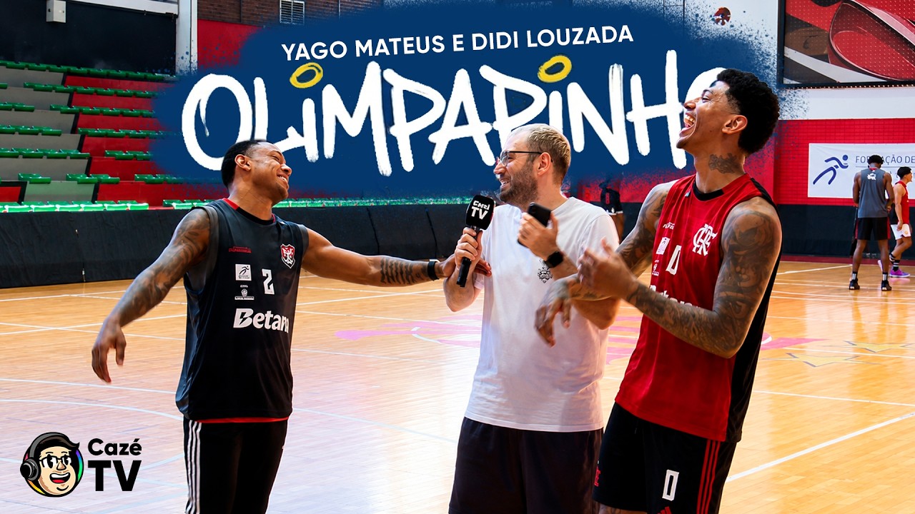 YAGO MATEUS E DIDI LOUZADA, CRAQUES DO FLAMENGO E DA SELEÇÃO, NO OLIMPAPINHO!
