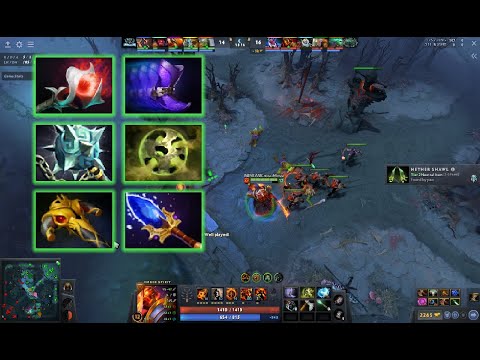 Dota 2 Mid Ember Spirit Carry vs Silencer - Watch & Learn - victory in a game with 74 kills!