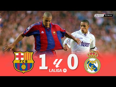 Barcelona 1 x 0 Real Madrid ● La Liga 96/97 Extended Goals & Highlights HD