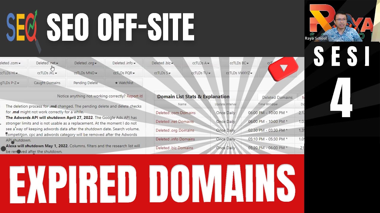 Cara Mencari Expired Domain Menggunakan ExpiredDomains.net (Selesai)