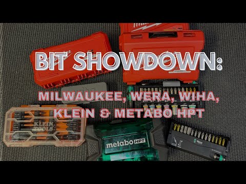 Impact Bit Showdown: Wera vs. Wiha vs. Klein vs. Metabo HPT - Which is the Best? #bitset