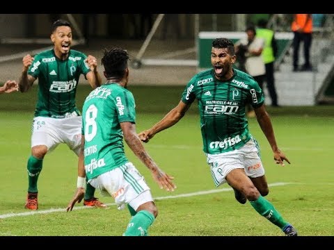 Gol de Thiago Santos - Palmeiras 2 x 1 Red Bull Brasil - Narração de José Manoel de Barros