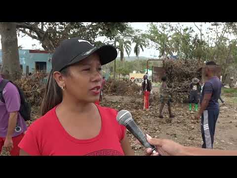 Contribuyen trabajadores del INDER a la recuperación en Palma Soriano