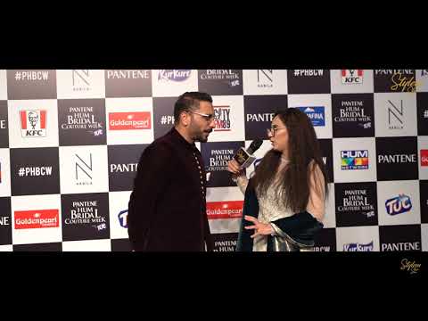 Humayun Alamgir | Red Carpet | Bridal Couture Week | Hum TV | Stylem Magazine | Fashion Designer |