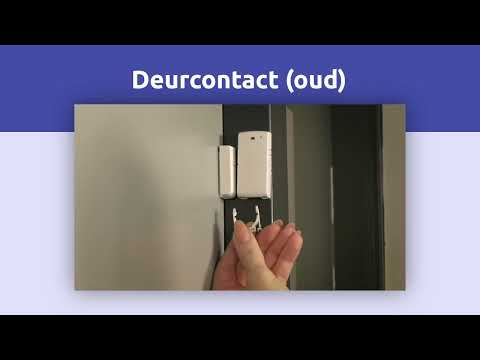 Deurcontact (oud) batterijen vervangen
